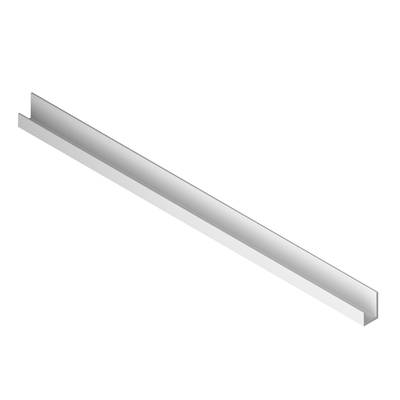 Ъгли за Шпакловка SINIAT | Ъгъл PVC NIDA-PVC-PROFILE-U/12.5x2500