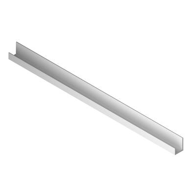 Ъгли за Шпакловка SINIAT | Ъгъл PVC NIDA-PVC-PROFILE-U/15x2500