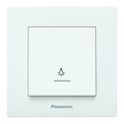 Електрически Ключове PANASONIC | Бутон светлинен светещ KARRE-PLUS-SVS-WH