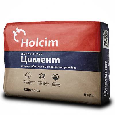 Сухи Смеси HOLCIM | Цимент HOLCIM-CEM-II-Bx32.5x25