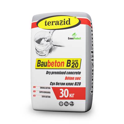 Сухи Смеси TERAZID | Сух бетон TERAZID-BAUBETON-GRx30