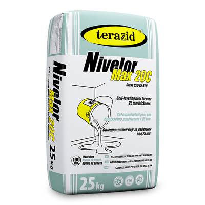 Подови Замаски TERAZID | Саморазливна замазка Nivelor MAX 20C TERAZID-NIVELOR-MAX-20Cx25